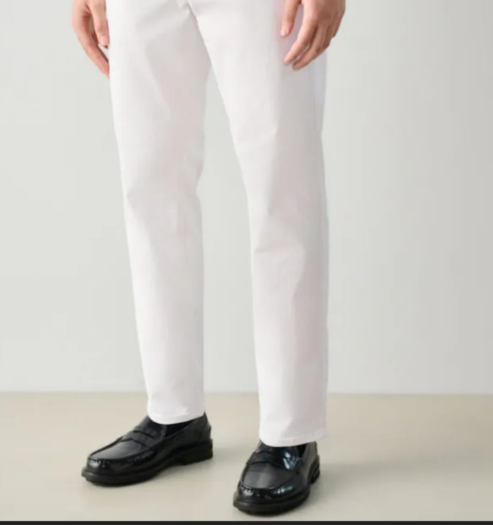 White Slim Fit Jeans