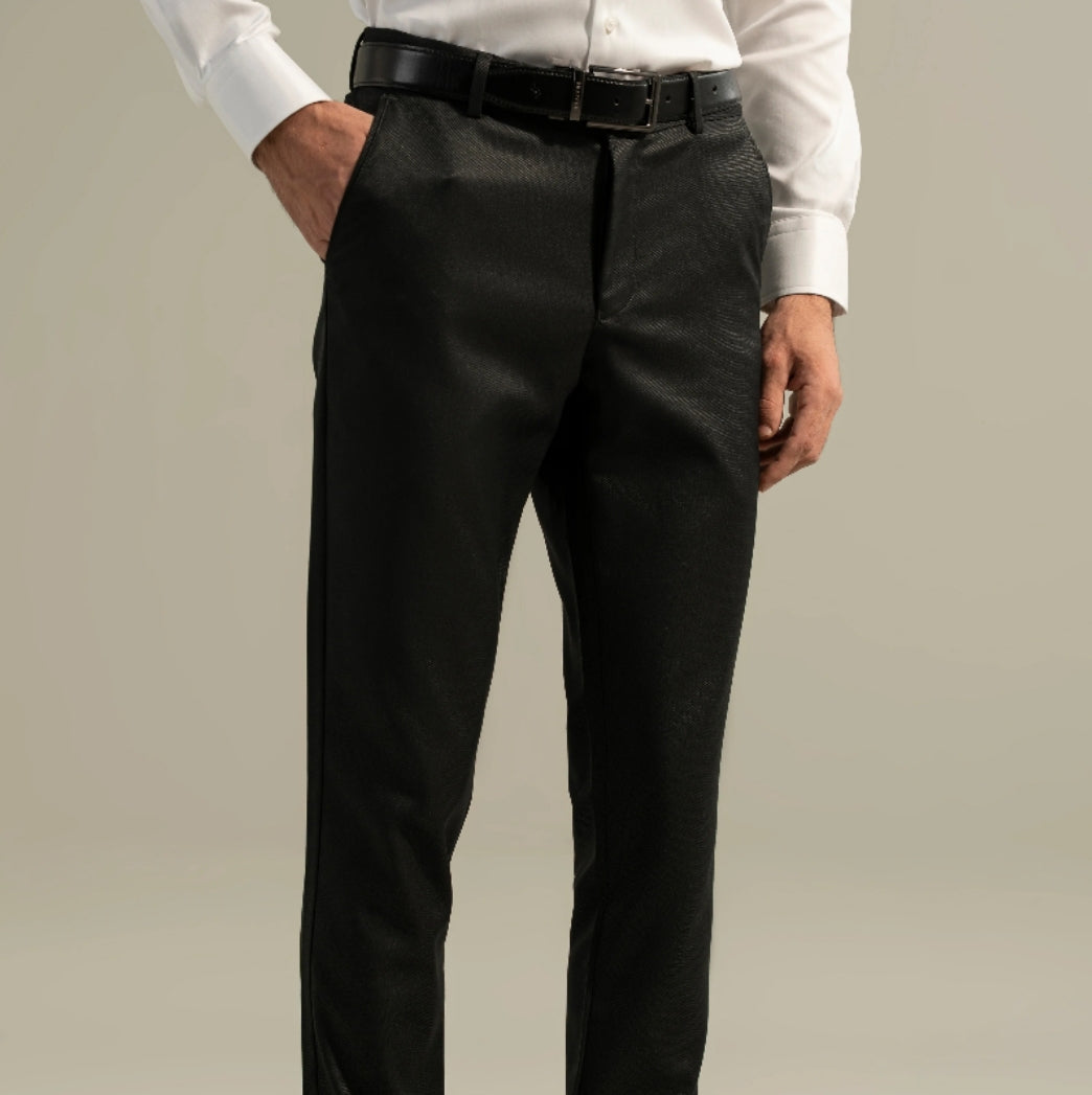 Black formal pants