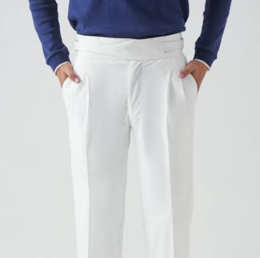 White Gurkha trouser
