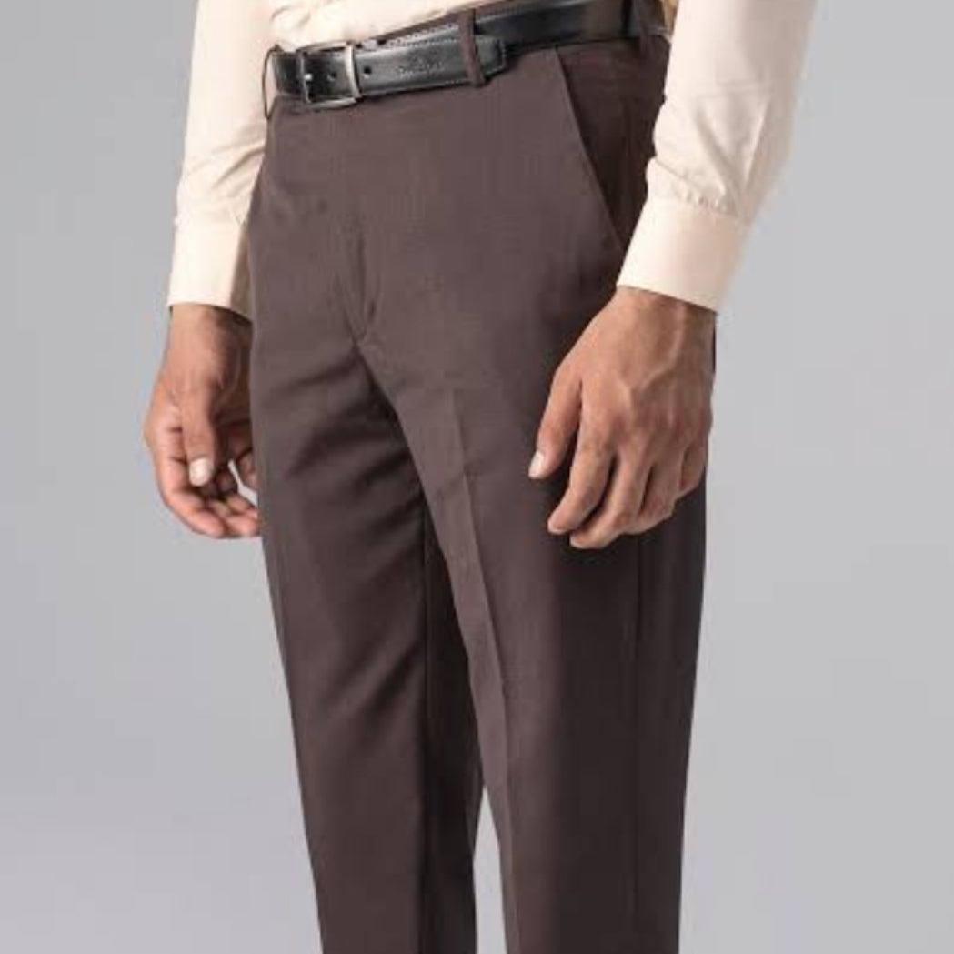 Brown Formal Pants