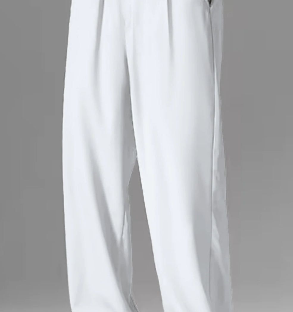 White Baggy Trouser